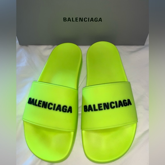 Balenciaga Shoes New Balenciaga Pool Slides Womens 42 Poshmark